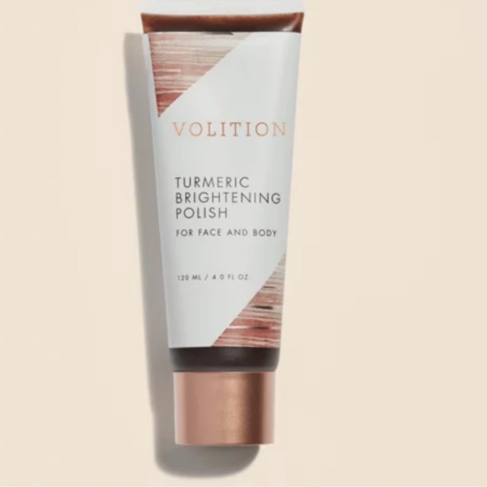 Volition Tumeric Brightening Polish for Face and Body 120ml NIB